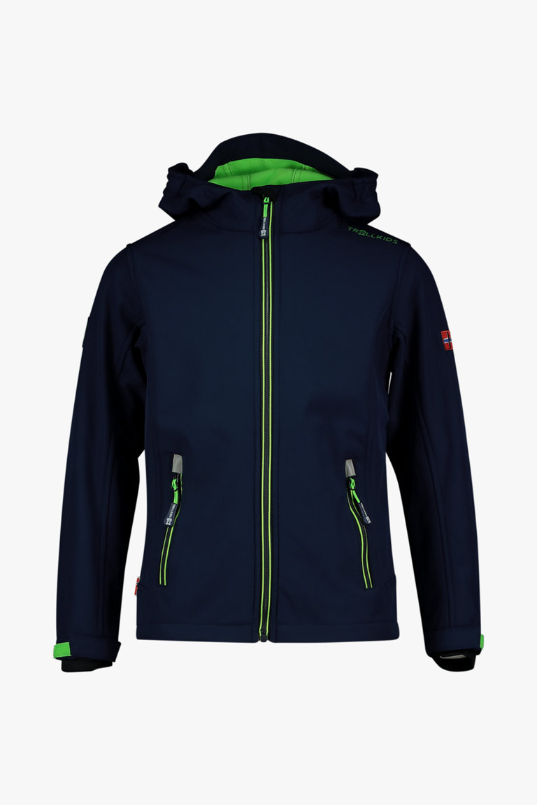 Trollkids softshelljacke trollfjord wasserdicht Clearance