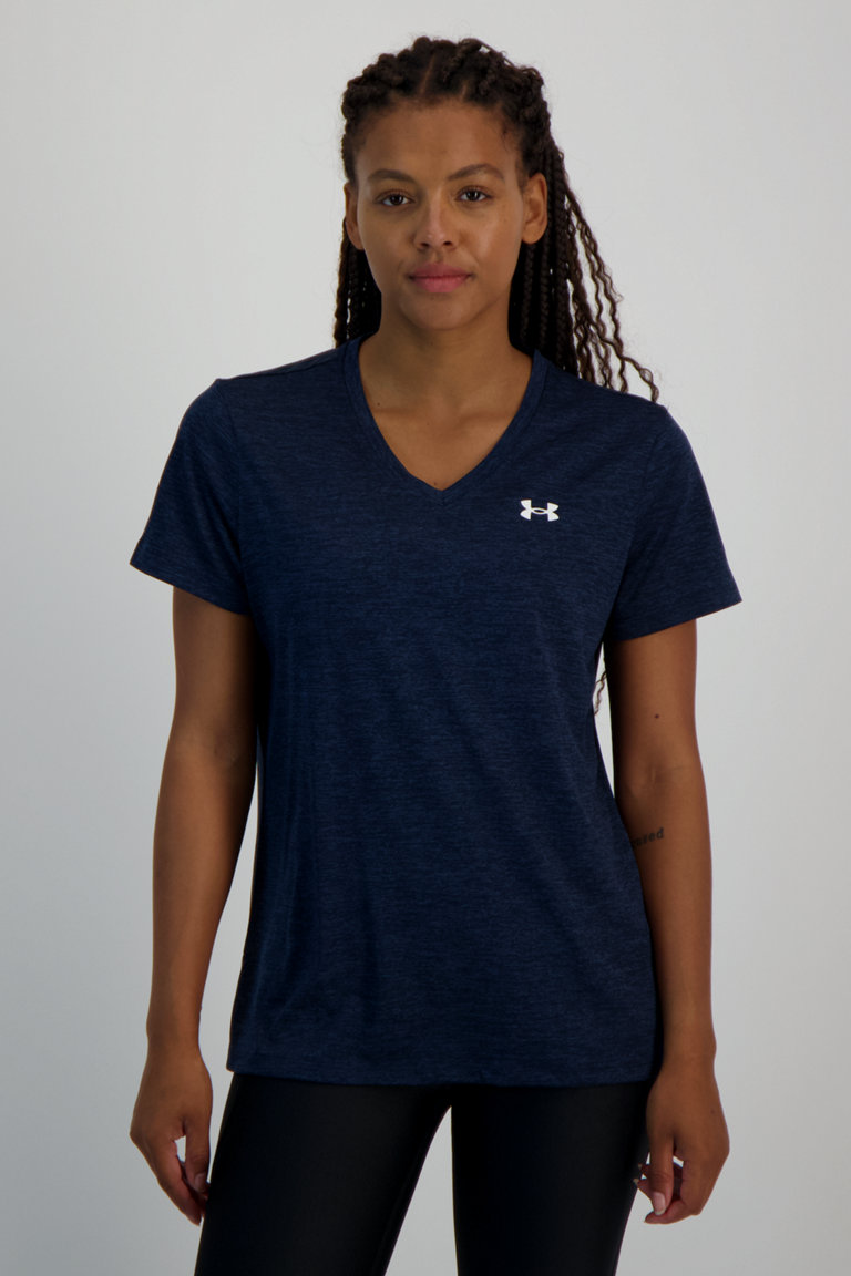 Compra UA Tech Twist t shirt donna Under Armour in blu navy ochsnersport.ch