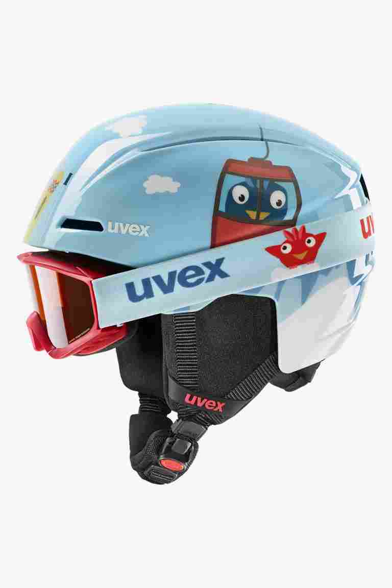 uvex viti casco da sci + occhiali bambini