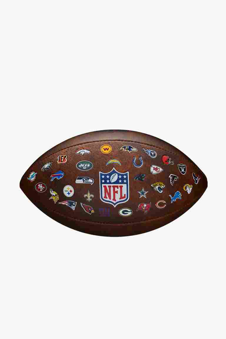 Wilson NFL Offiziell Throwback FB 32 Team Logo ballon de football américain