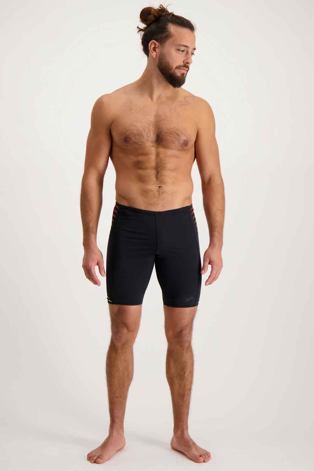 Speedo Tech Panel Jammer Herren Badehose in schwarz kaufen
