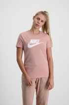 Nike Sportswear Essential Damen T-Shirt rosa