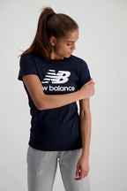 New Balance Essentials Stacked Logo Damen T-Shirt