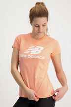 New Balance Essentials Stacked Logo Damen T-Shirt