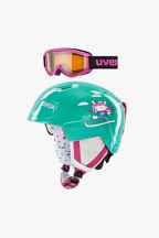 Uvex Manic Kinder Skihelm + Brille