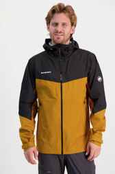 MAMMUT Convey Tour Gore-Tex® giacca outdoor uomo nero-cammello