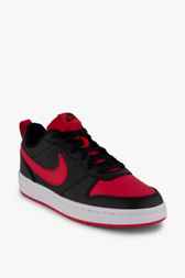 Nike Court Borough Low 2 sneaker bambini nero-rosso