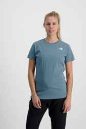 The North Face Simple Dome t-shirt donna blu-grigio