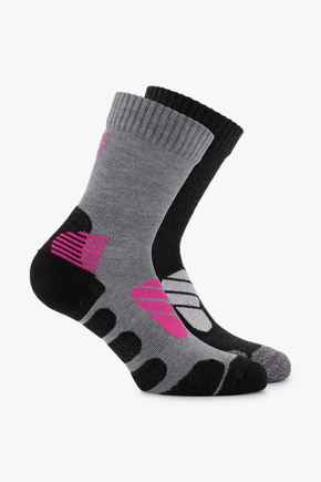 46 Nord 2-Pack 35-42 Crew Damen Wandersocken