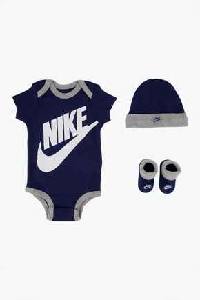 Nike Sportswear Futura Logo Baby Mütze + Body + Socken