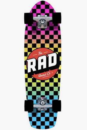 Rad Checkers Cruiser Skateboard