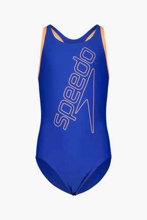 Speedo Boom Logo Placement Flyback Mädchen Badeanzug