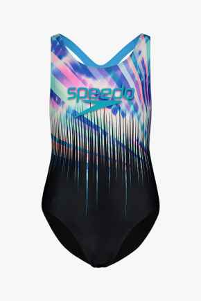 Speedo Digital Placement Splashback Mädchen Badeanzug