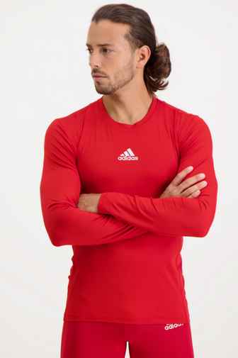 adidas Performance Compression longsleeve hommes Couleur Rouge 1