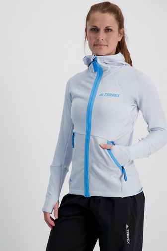 adidas Performance Terrex Tech Fleece Hooded Hiking Damen Midlayer 1