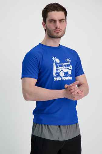 Beach Mountain 50+ lycra shirt hommes Couleur Bleu 1