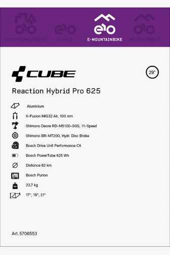 CUBE Reaction Hybrid Pro 625 29 Herren E-Mountainbike 2022 2
