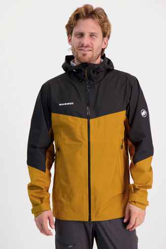 MAMMUT Convey Tour Gore-Tex® giacca outdoor uomo Colore Nero-cammello 1