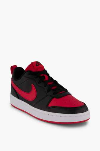 Nike Court Borough Low 2 sneaker bambini Colore Nero-rosso 1