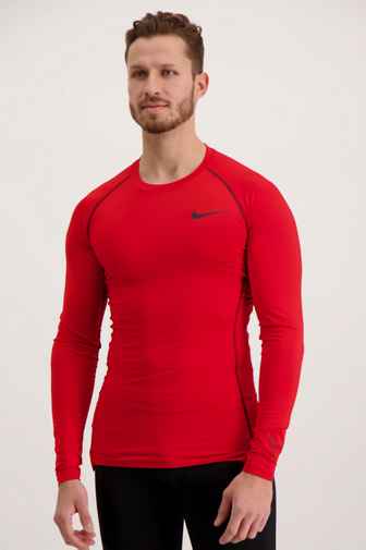 Nike Pro Dri-FIT Herren Longsleeve Farbe Rot 1