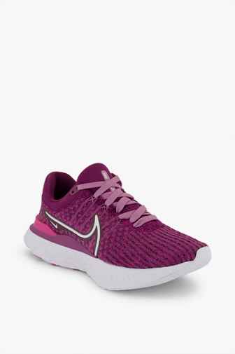 Nike React Infinity Run Flyknit 3 chaussures de course femmes Couleur Rose vif 1
