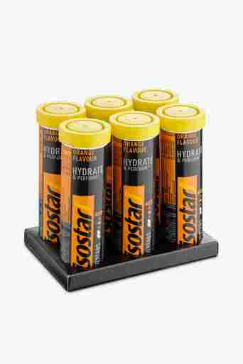 Isostar 6-Pack Powertabs Orange 10 x 12 g comprimés effervescents