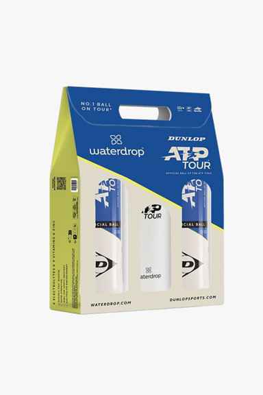 Dunlop 2-Pack ATP Tour Tennisball + Trinkflasche 
