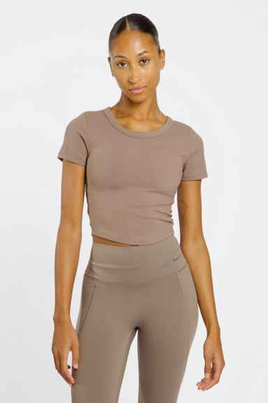 Nike Dri-FIT One Fitted Crop Damen T-Shirt