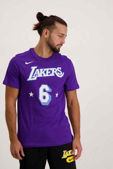 Nike LA Lakers James Lebron City Edition Herren T-Shirt