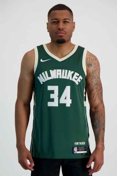 Nike Milwaukee Bucks Icon Edition Giannis Antetokounmpo Herren Basketballtrikot