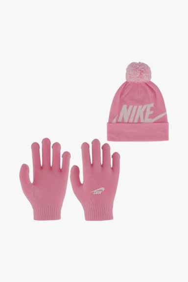Nike Sportswear Swoosh Pom Kinder Mütze + Handschuh