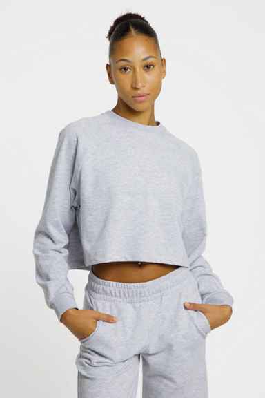 POWERZONE Cropped Yoga Damen Longsleeve