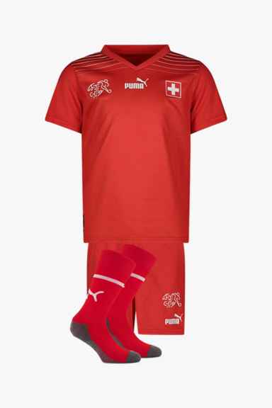 Puma Suisse Away Replica Mini kit de football enfants WM 2022