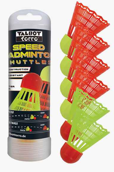 Talbot-Torro 6-Pack Speed Badminton Shuttle