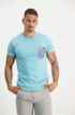 Billabong Team Pocket 50+ Herren Lycra Shirt aqua