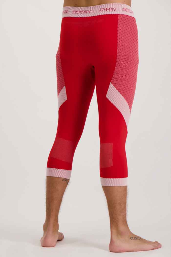 Albright Swiss Olympic Seamless pantalon thermique 3/4 hommes 2