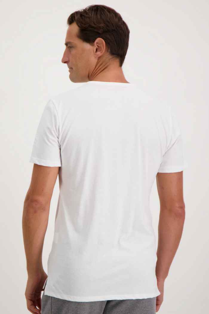 Albright Swiss Olympic t-shirt hommes Couleur Blanc 2