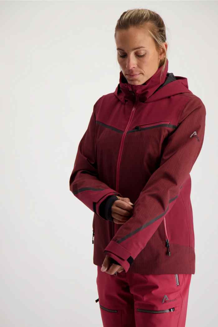 Albright Verbier giacca da sci donna Colore Bordeaux 1