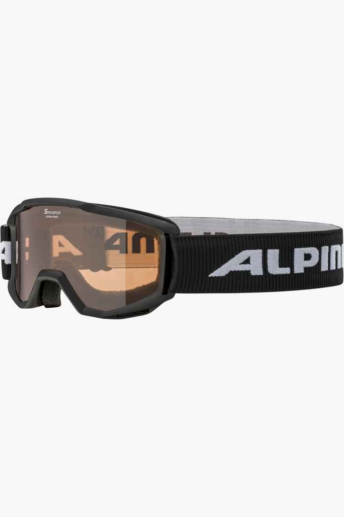ALPINA Piney occhiali da sci bambini Colore Nero 1