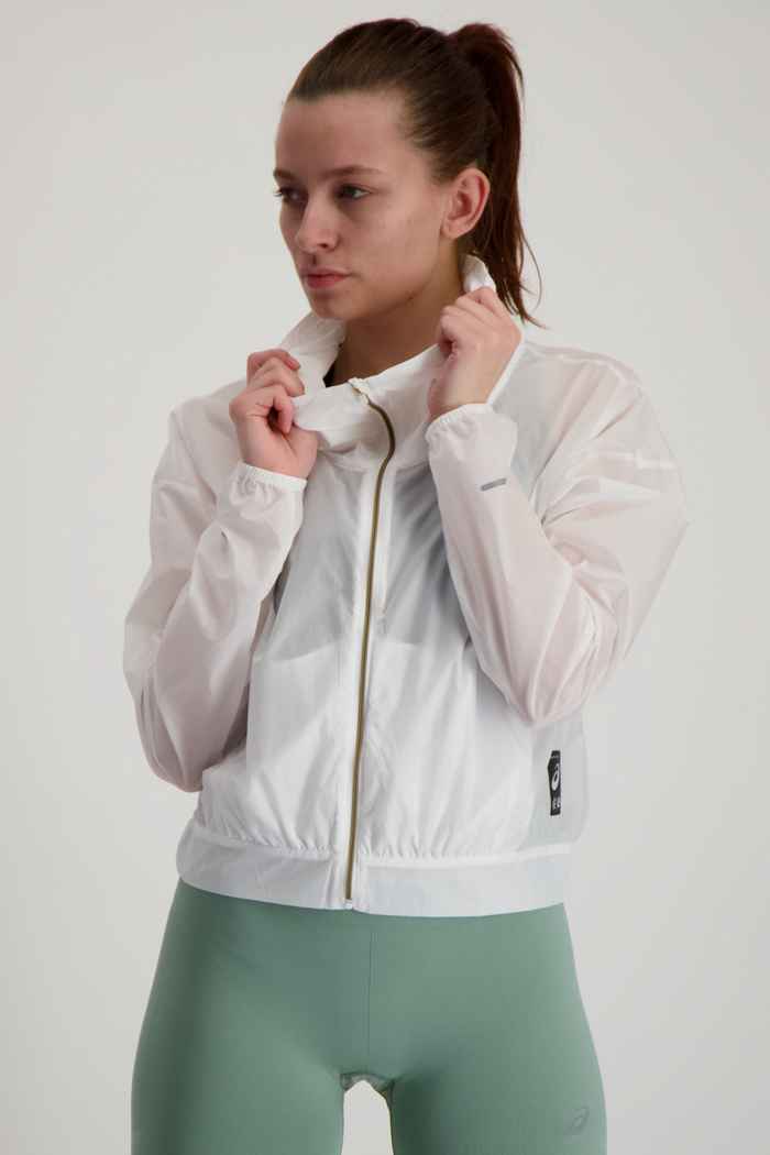 veste asics blanche