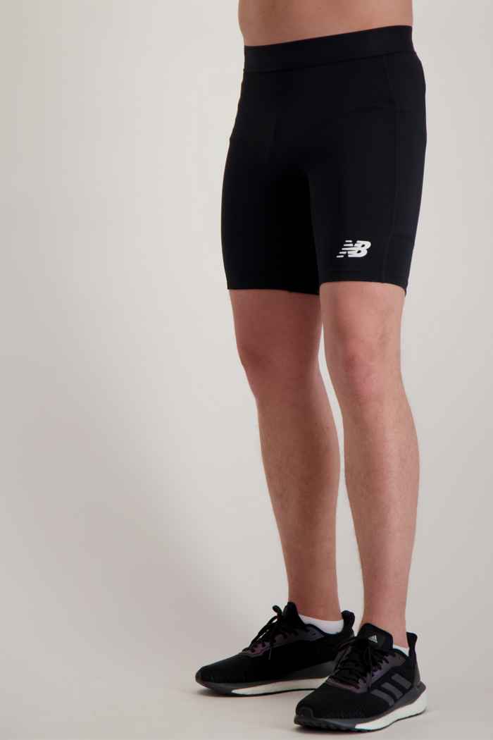 Compra Fast Flight 8 Inch Fitted short uomo New Balance in nero ...