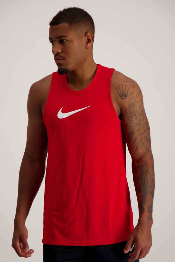 Nike Dri-FIT tanktop hommes Couleur Rouge 1