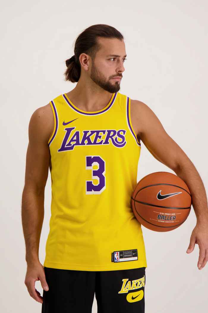 Nike LA Lakers Anthony Davis maglia da basket uomo Colore Giallo 1