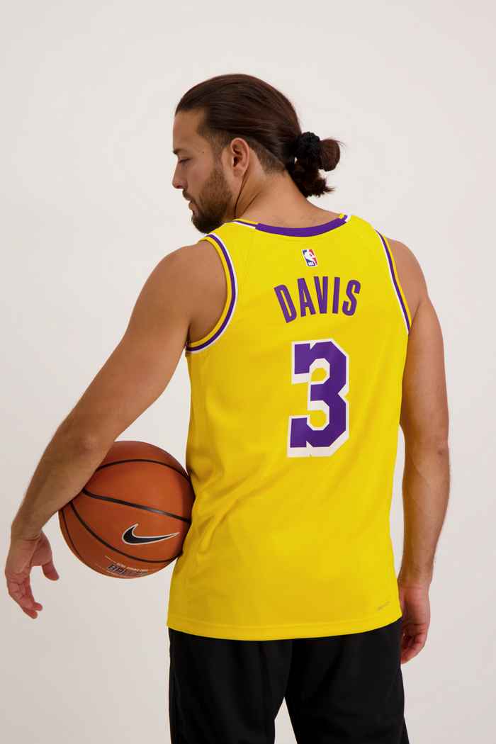 Nike LA Lakers Anthony Davis maglia da basket uomo Colore Giallo 2