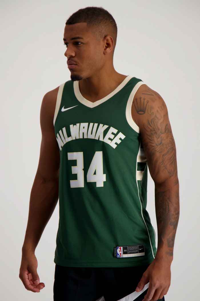 Nike Milwaukee Bucks Giannis Antetokounmpo Herren Basketballshirt In Grun Kaufen Ochsnersport Ch