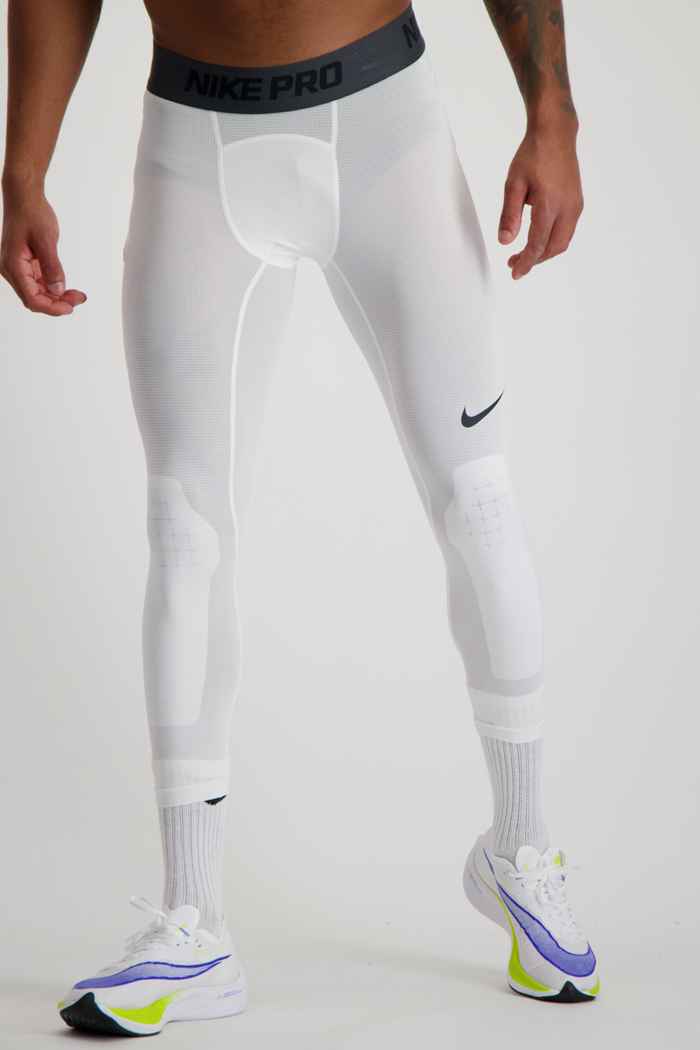 Nike Pro tight 3/4 uomo Colore Bianco 1
