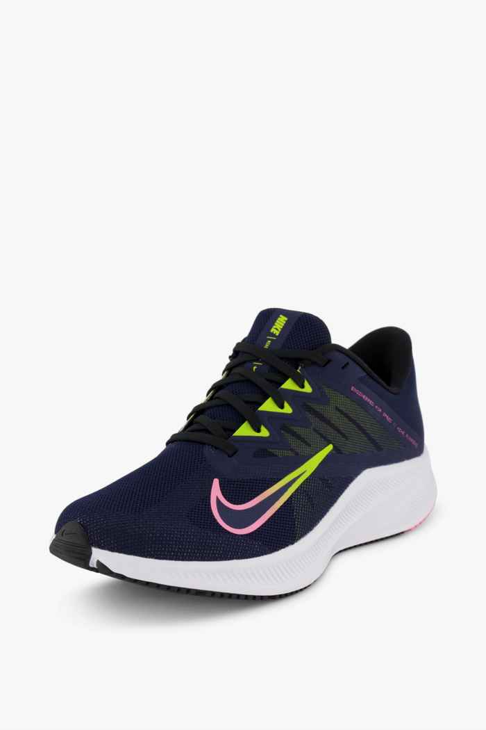 Compra Quest 3 scarpe da corsa donna Nike in blu-nero