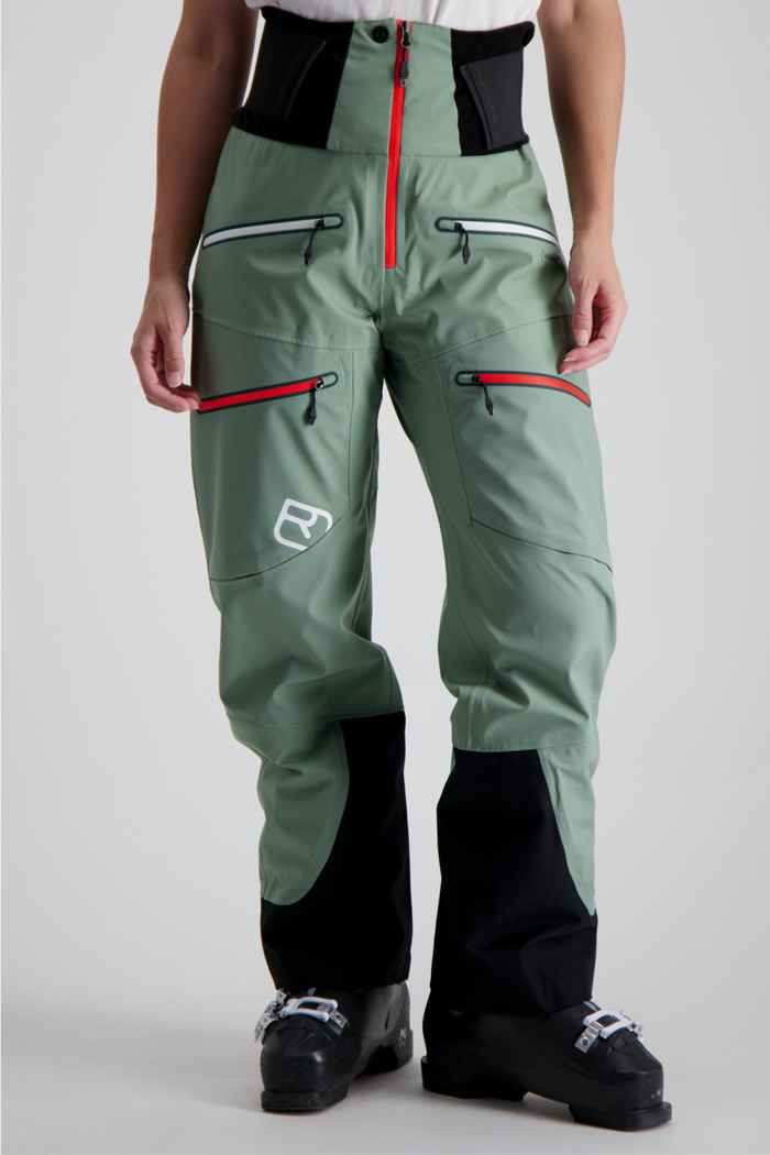 Ortovox Guardian Shell 3L pantalon de ski de randonnée femmes Couleur Vert 1