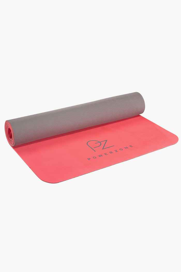 Powerzone Tapis de yoga Couleur Rose vif 1