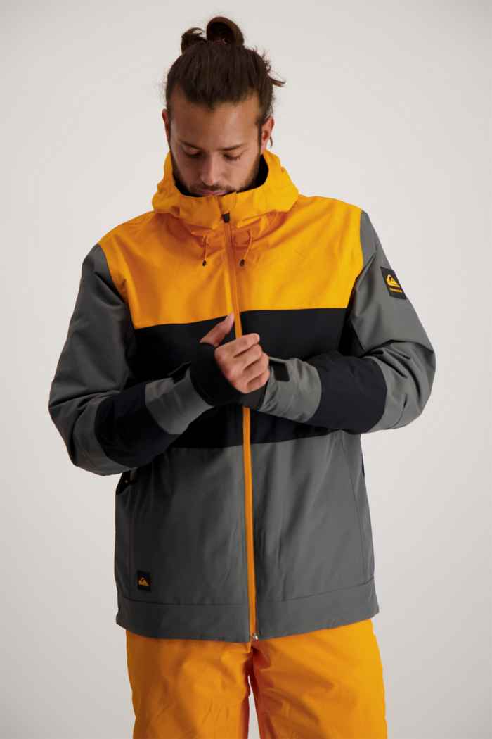 Quiksilver Sycamore giacca da snowboard uomo Colore Grigio 1